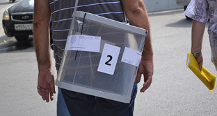 Ballot box. Photo by Svetlana Kravchenko for the ‘Caucasian Knot’. Ballot box. Photo by Svetlana Kravchenko for the ‘Caucasian Knot’.
