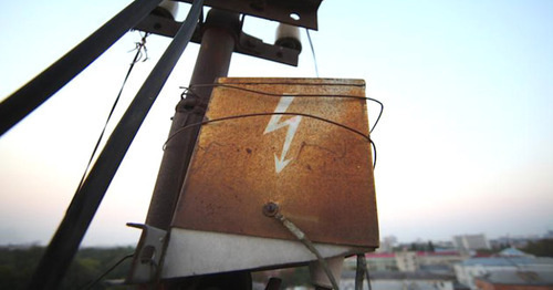An electric pole. Photo: Yury Grechko / Yugopolis