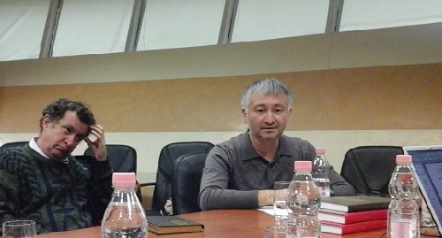 Akhmet Yarlykapov at scientific-practical seminar "Caucasus in the past and present (society and politics, economy and culture)", September 28, 2016. Photo by Rustam Djalilov for the 'Caucasian Knot'. Akhmet Yarlykapov at scientific-practical seminar "Caucasus in the past and present (society and politics, economy and culture)", September 28, 2016. Photo by Rustam Djalilov for the 'Caucasian Knot'.