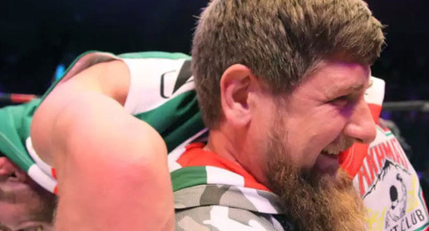 Ramzan Kadyrov at the tournament in mixed martial arts (MMA) Grand Prix Akhmat-2016 in Grozny. Photo http://grozny-inform.ru/multimedia/photos/72803/Ajn Ramzan Kadyrov at the tournament in mixed martial arts (MMA) Grand Prix Akhmat-2016 in Grozny. Photo http://grozny-inform.ru/multimedia/photos/72803/Ajn
