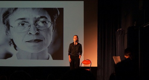 Discussion of the performance "A journalist. Whole life in a second". Moscow, October 7, 2016. Photo: Anna Gileva for the "Caucasian Knot" Discussion of the performance "A journalist. Whole life in a second". Moscow, October 7, 2016. Photo: Anna Gileva for the "Caucasian Knot"