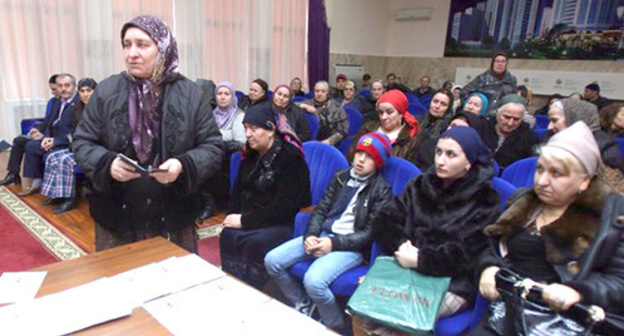 Relatives of missing persons get DNA passports, Grozny, March 2015. Photo by Kazbek Vakhaev, http://www.grozny-inform.ru/news/society/58610/ Relatives of missing persons get DNA passports, Grozny, March 2015. Photo by Kazbek Vakhaev, http://www.grozny-inform.ru/news/society/58610/