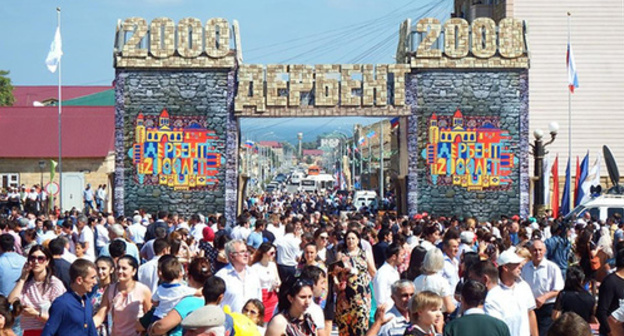 Festive events dedicated to 2000th anniversary of Derbent, September 19, 2015. Photo by Timur Isaev for the 'Caucasian Knot'. 