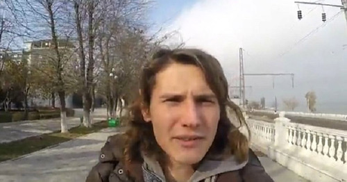 Blogger Alexander Sidorov. Screenshot of the video: https://vk.com/siberianguyru Blogger Alexander Sidorov. Screenshot of the video: https://vk.com/siberianguyru