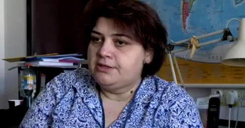 Khadija Ismayilova. Photo from a video by the user Polskie Radio https://www.youtube.com/watch?v=ccI32ZIkiq4 Khadija Ismayilova. Photo from a video by the user Polskie Radio https://www.youtube.com/watch?v=ccI32ZIkiq4