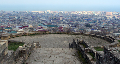 Derbent from a viewing platform of the Naryn-Kala Fortress. Photo by Patimat Makhmudova for the "Caucasian Knot"