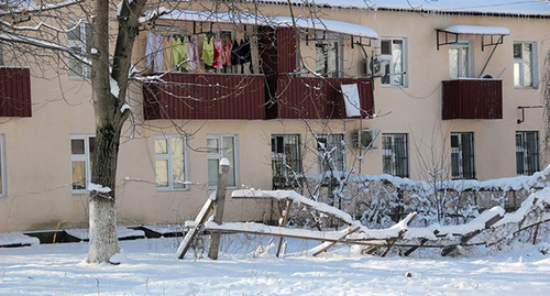 Apartment building in Grozny. Photo by Magomed Magomedov for the 'Caucasian Knot'. Apartment building in Grozny. Photo by Magomed Magomedov for the 'Caucasian Knot'.