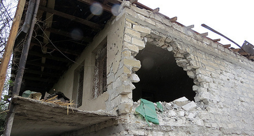 Results of shellfire in Matagis and Martakert communities, Nagorny Karabakh, April 17, 2016. Photo by Alvard Grigoryan for the 'Caucasian Knot'. Results of shellfire in Matagis and Martakert communities, Nagorny Karabakh, April 17, 2016. Photo by Alvard Grigoryan for the 'Caucasian Knot'.