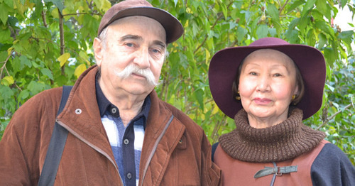 Klara and Valentin Donchi-ool. Photo by Svetlana Kravchenko for the "Caucasian Knot" Klara and Valentin Donchi-ool. Photo by Svetlana Kravchenko for the "Caucasian Knot"