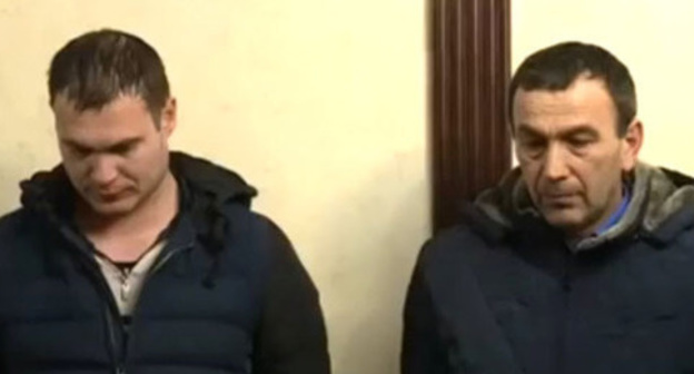 Two Chechen natives, who, imitating Ramzan Kadyrov's voice, tried to extort money from a businessman from Surgut into the Akhmat Kadyrov’s Fund. Screenshot of video: https://www.youtube.com/watch?v=IyyMSkxbRtA Two Chechen natives, who, imitating Ramzan Kadyrov's voice, tried to extort money from a businessman from Surgut into the Akhmat Kadyrov’s Fund. Screenshot of video: https://www.youtube.com/watch?v=IyyMSkxbRtA
