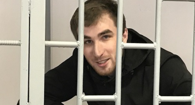 Zhalaudi Geriev in the courtroom. Photo by the 'Caucasian Knot' correspondent. Zhalaudi Geriev in the courtroom. Photo by the 'Caucasian Knot' correspondent.