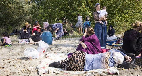 Chechen refugees in a camp near the Belarusian-Polish state border. Photo by Stanislav Korshunov, TUT.BY http://news.tut.by/society/510015.html Chechen refugees in a camp near the Belarusian-Polish state border. Photo by Stanislav Korshunov, TUT.BY http://news.tut.by/society/510015.html