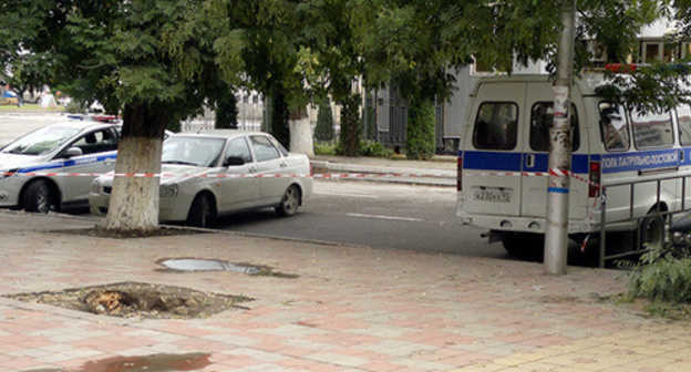 Police cars in Grozny. Photo by Magomed Magomedov for the "Caucasian Knot" Police cars in Grozny. Photo by Magomed Magomedov for the "Caucasian Knot"