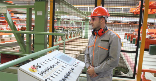 A factory for the production of facade bricks in Grozny. Photo http://grozny-inform.ru A factory for the production of facade bricks in Grozny. Photo http://grozny-inform.ru