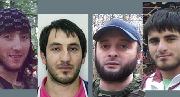 Khasan Khatsiev, Magomed Bekbuzarov, Bekhan Soltukiev and Mikail Cherbizhev (from left to right). Collage by "Caucasian Knot". Photo: MIA for Ingushetia Republic Khasan Khatsiev, Magomed Bekbuzarov, Bekhan Soltukiev and Mikail Cherbizhev (from left to right). Collage by "Caucasian Knot". Photo: MIA for Ingushetia Republic