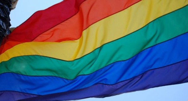 Flag of the LGBT community. Photo http://www.riakchr.ru/vlasti-nalchika-zapretili-lgbt-aktivistam-provodit-v-gorode-gej-parad/ Flag of the LGBT community. Photo http://www.riakchr.ru/vlasti-nalchika-zapretili-lgbt-aktivistam-provodit-v-gorode-gej-parad/