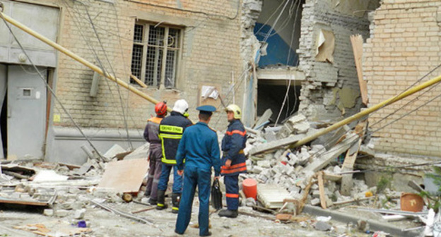 At the site of the explosion of a four-storey building in Volgograd. Photo by Tatyana Filimonova for "Caucasian Knot" At the site of the explosion of a four-storey building in Volgograd. Photo by Tatyana Filimonova for "Caucasian Knot"