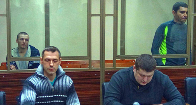 Arthur Panov and Maxim Smyshlyaev at the session of the North-Caucasian District Military Court. Photo by Konstantin Volgin for "Caucasian Knot" Arthur Panov and Maxim Smyshlyaev at the session of the North-Caucasian District Military Court. Photo by Konstantin Volgin for "Caucasian Knot"