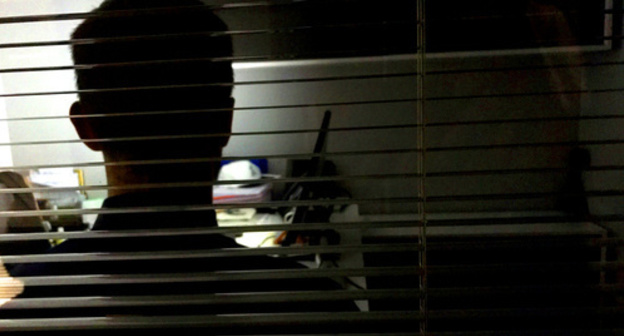 A silhouette. Photo by the "Caucasian Knot" correspondent A silhouette. Photo by the "Caucasian Knot" correspondent