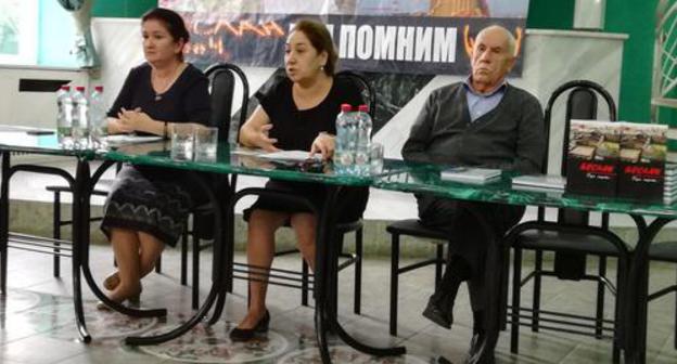 The members of the “Beslan Mothers” Committee. Photo by Emma Marzoeva for "Caucasian Knot" The members of the “Beslan Mothers” Committee. Photo by Emma Marzoeva for "Caucasian Knot"