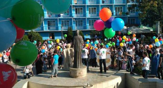 A charity event organized by the "Nadezhda" (Hope) Foundation in Dagestan. September 17, 2017. Photoo by Ilyas Kapiev for "Caucasian Knot" A charity event organized by the "Nadezhda" (Hope) Foundation in Dagestan. September 17, 2017. Photoo by Ilyas Kapiev for "Caucasian Knot"