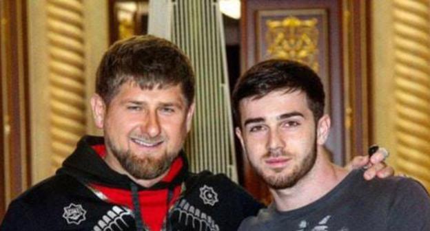 Zelimkhan Bakaev (on the right) with the Chechen leader Ramzan Kadyrov. Photo: RFE/RL Zelimkhan Bakaev (on the right) with the Chechen leader Ramzan Kadyrov. Photo: RFE/RL