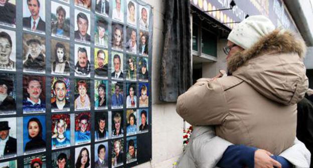 At the memorial to the victims of Dubrovka terror attack. Photo: RFE/RL At the memorial to the victims of Dubrovka terror attack. Photo: RFE/RL