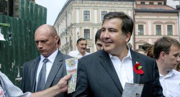 Mikhail Saakashvili (right). Photo: REUTERS/Vitaliy Hrabar Mikhail Saakashvili (right). Photo: REUTERS/Vitaliy Hrabar
