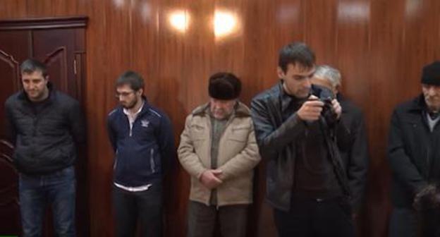 TV story with participation of detained Khusein Khadizov himself, his father, a younger brother, and uncles, Grozny, November 23, 2017. Still picture of video by 'Grozny' TV Channel: https://www.youtube.com/watch?v=mcyXO5l216o TV story with participation of detained Khusein Khadizov himself, his father, a younger brother, and uncles, Grozny, November 23, 2017. Still picture of video by 'Grozny' TV Channel: https://www.youtube.com/watch?v=mcyXO5l216o
