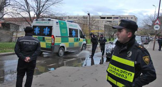 Special operation in Tbilisi, November 22, 2017. Photo by Inna Kukudzhanova for the Caucasian Knot. Special operation in Tbilisi, November 22, 2017. Photo by Inna Kukudzhanova for the Caucasian Knot.