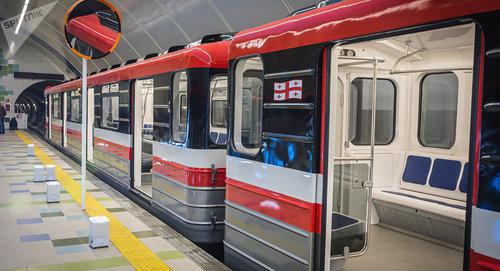 Varketili metro station, Tbilisi. Photo: © Sputnik / Denis Aslanov
 https://sputnik-georgia.ru/Tbilisi/20180131/239128012/remont-vsex-stancij-tbilisskogo-metro-vremenno-priostanovili.html
