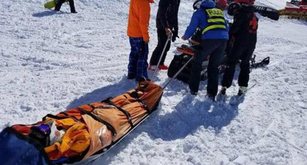 Accident in the Gudauri Ski Resort. Photo: © FB / Ministry of Internal Affairs of Georgiahttps://sputnik-georgia.ru/incidents/20180316/239691018/Vertolet-s-postradavshimi-na-kanatke-v-Gudauri-ne-smog-vyletet-v-Tbilisi.html Accident in the Gudauri Ski Resort. Photo: © FB / Ministry of Internal Affairs of Georgiahttps://sputnik-georgia.ru/incidents/20180316/239691018/Vertolet-s-postradavshimi-na-kanatke-v-Gudauri-ne-smog-vyletet-v-Tbilisi.html