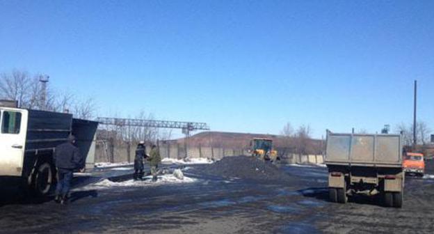 Coal for Gukovo miners, March 13, 2018. Photo by Vyacheslav Prudnikov for the Caucasian Knot. Coal for Gukovo miners, March 13, 2018. Photo by Vyacheslav Prudnikov for the Caucasian Knot.