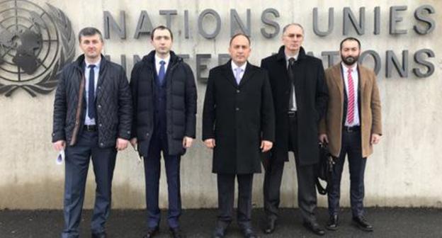 Delegation of Republic of Abkhazia. Photo by Dmitry Stateinov for the Caucasian Knot. Delegation of Republic of Abkhazia. Photo by Dmitry Stateinov for the Caucasian Knot.