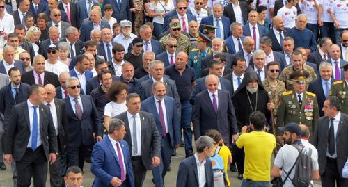 March dedicated to Victory Day in Stepanakert, May 9, 2018. Photo by Alvard Grigoryan for the Caucasian Knot March dedicated to Victory Day in Stepanakert, May 9, 2018. Photo by Alvard Grigoryan for the Caucasian Knot