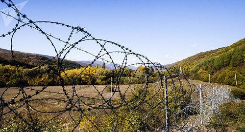 The border of Georgia and South Ossetia. Photo Sputnik /Natalya Ayriyan
https://sputnik-ossetia.ru/South_Ossetia/20180505/6325992.html