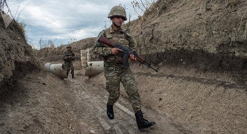 At the frontline of the Karabakh army. Photo © Sputnik / Ilya Pitalev
https://ru.armeniasputnik.am/karabah/20180514/12018071/tyazhelo-ranen-no-zhiv-v-karabahe-soldata-obstrelyali-so-storony-azerbajdzhana.html At the frontline of the Karabakh army. Photo © Sputnik / Ilya Pitalev
https://ru.armeniasputnik.am/karabah/20180514/12018071/tyazhelo-ranen-no-zhiv-v-karabahe-soldata-obstrelyali-so-storony-azerbajdzhana.html