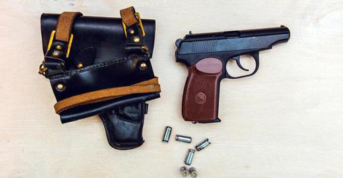 A pistol. Photo: Denis Yakovlev, Yugopolis A pistol. Photo: Denis Yakovlev, Yugopolis