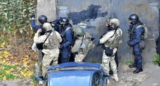 The special operation in Tbilisi. November 22, 2017. Photo: REUTERS/Irakli Gedenidze