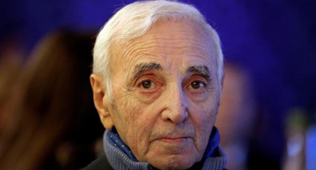 Charles Aznavour. Photo REUTERS R:
POOL New