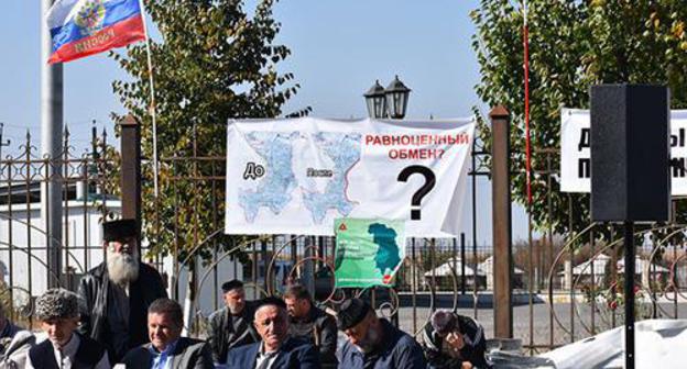 Rally in Magas. October 2018. Photo courtesy of Yakub Gogiev for the "Caucasian Knot" Rally in Magas. October 2018. Photo courtesy of Yakub Gogiev for the "Caucasian Knot"
