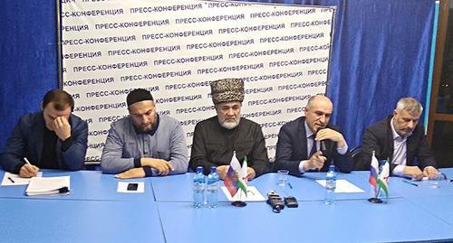 Press conference in Nazran, November 21, 2018. Photo by Umar Yovloi for the Caucasian Knot