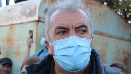 Protester against the development of Amulsar. Photo by Tigran Petrosyan for the Caucasian Knot