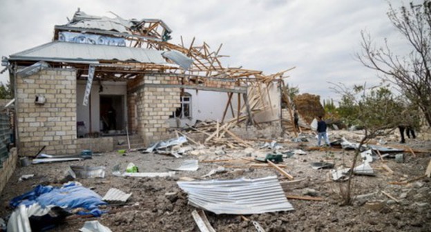 Destroyed house in the Terter District. Photo by Aziz Karimov for the Caucasian Knot