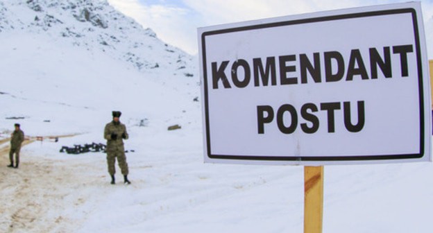 The Azerbaijani army outpost in Nagorno-Karabakh. Photo by Aziz Karimov for the "Caucasian Knot"