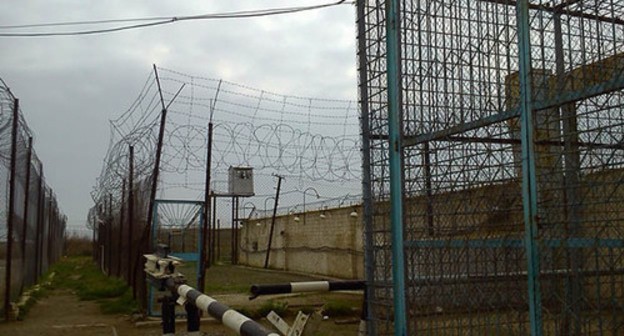 Prison. Screenshot of a video by the "Caucasian Knot"