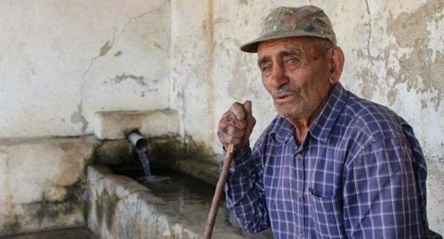 Esav Sargsyan, a resident of the Martuninsky District of Nagorno-Karabakh, July 17, 2021. Photo by Alvard Grigoryan for the Caucasian Knot