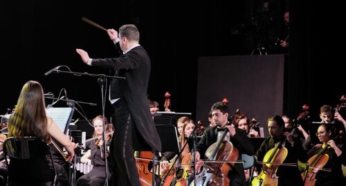 A concert of the Leningrad Regional Symphony Orchestra with a repertoire based on Adyg (Circassian) folklore in Krasnodar. Photo by the press service of the orchestra A concert of the Leningrad Regional Symphony Orchestra with a repertoire based on Adyg (Circassian) folklore in Krasnodar. Photo by the press service of the orchestra