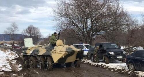 A special operation in Karachay-Cherkessia. Photo by the press service of Russia's National Antiterrorist Committee http://nac.gov.ru/kontrterroristicheskie-operacii/v-kchr-v-hode-kto-neytralizovany-pyatero.html A special operation in Karachay-Cherkessia. Photo by the press service of Russia's National Antiterrorist Committee http://nac.gov.ru/kontrterroristicheskie-operacii/v-kchr-v-hode-kto-neytralizovany-pyatero.html