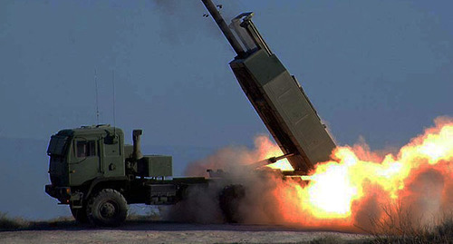 HIMARS. Photo by the United States Army http://www.pentagon.mil/news/newsarticle.aspx?id=24398; https://en.wikipedia.org/ HIMARS. Photo by the United States Army http://www.pentagon.mil/news/newsarticle.aspx?id=24398; https://en.wikipedia.org/